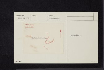 Corwall, NX24NE 13, Ordnance Survey index card, Recto