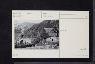 Kirkmaiden, Old Church And Churchyard, NX33NE 1, Ordnance Survey index card, page number 4, Verso
