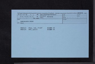 Barsalloch Point, NX34SW 1, Ordnance Survey index card, Recto