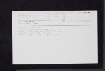 Torhousekie, NX35NE 12, Ordnance Survey index card, Recto