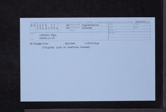 Mochrum Fell, NX35SW 11, Ordnance Survey index card, Recto
