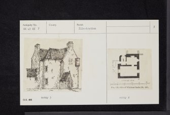 Isle Of Whithorn Castle, NX43NE 7, Ordnance Survey index card, page number 3, Recto