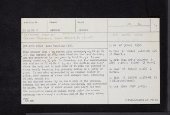 Dowalton Loch, NX44NW 3, Ordnance Survey index card, page number 1, Recto