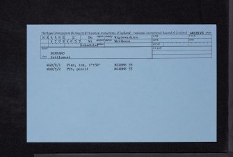 Dinnans, NX44SE 2, Ordnance Survey index card, Recto