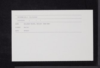 Baldoon Mains, Boiler (Egg-End), NX45SW 22.1, Ordnance Survey index card, Recto