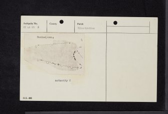 Boreland, NX46NW 3, Ordnance Survey index card, Recto