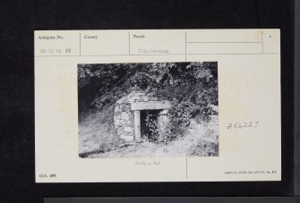 Rutherford's Well, NX55NE 18, Ordnance Survey index card, Recto