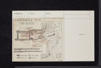 Cairnholy, NX55SW 1, Ordnance Survey index card, page number 2, Verso