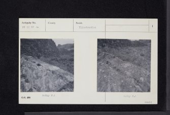 Mossyard, NX55SW 14, Ordnance Survey index card, page number 1, Recto