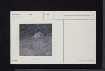Mossyard, NX55SW 14, Ordnance Survey index card, page number 2, Verso