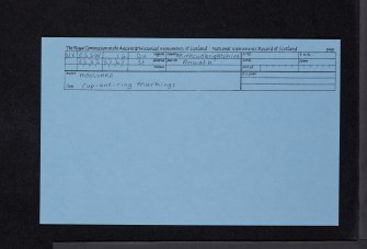Mossyard, NX55SW 14, Ordnance Survey index card, Recto