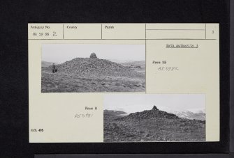 Cairn Avel, NX59SE 2, Ordnance Survey index card, page number 3, Recto