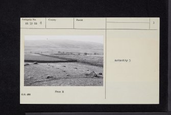 Holm Of Daltallochan, NX59SE 4, Ordnance Survey index card, page number 3, Recto