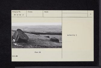 Holm Of Daltallochan, NX59SE 4, Ordnance Survey index card, page number 4, Verso