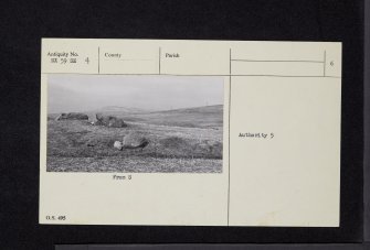 Holm Of Daltallochan, NX59SE 4, Ordnance Survey index card, page number 6, Verso