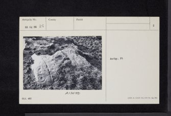 Blackhill Cottage 1, NX64NE 25, Ordnance Survey index card, page number 2, Verso