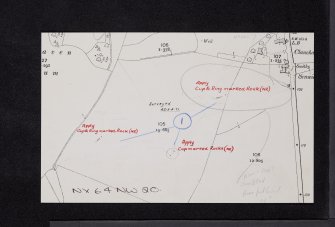 Clauchendolly, NX64NW 20, Ordnance Survey index card, Recto