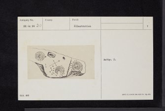 Clauchendolly, NX64NW 20, Ordnance Survey index card, page number 1, Recto