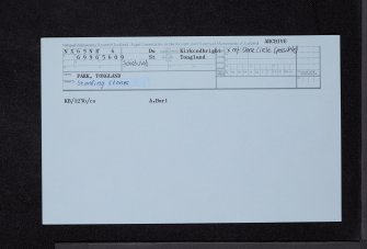 Park, Tongland, NX65NE 6, Ordnance Survey index card, Recto
