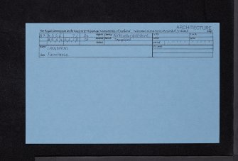 Langbarns, NX65SE 71, Ordnance Survey index card, Recto