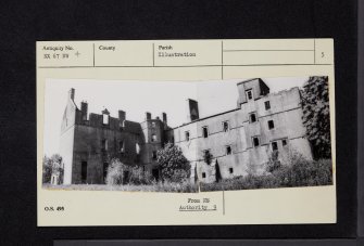 Kenmure Castle, NX67NW 4, Ordnance Survey index card, page number 5, Recto