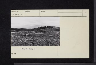 Stroanfreggan Cairn, NX69SW 4, Ordnance Survey index card, page number 2, Verso