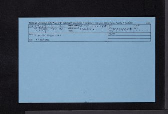 Ingleston, NX75NE 4, Ordnance Survey index card, Recto