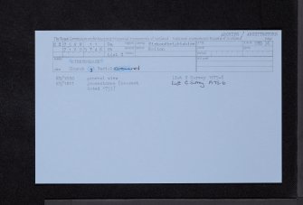 Kirkcormack Kirk, NX75NW 11, Ordnance Survey index card, Recto