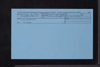 Culdoach, NX75SW 4, Ordnance Survey index card, Recto