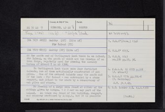 Fir Island, NX76SE 9, Ordnance Survey index card, Recto