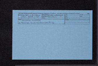 Kelton Glebe, NX76SE 12, Ordnance Survey index card, Recto
