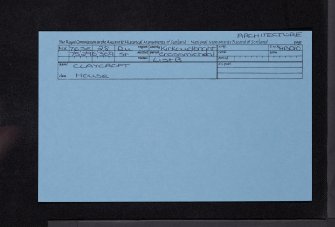 Claycroft, NX76SE 28, Ordnance Survey index card, Recto
