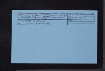 Upper Corsock, NX77SE 3, Ordnance Survey index card, Recto