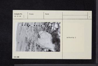Hole Stone, NX78NW 1, Ordnance Survey index card, page number 2, Verso