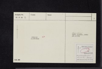Loch Urr, Rough Island, NX78SE 2, Ordnance Survey index card, page number 3, Recto