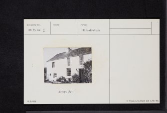 Fairgirth House, St Lawrence's Chapel, NX85NE 2, Ordnance Survey index card, Recto
