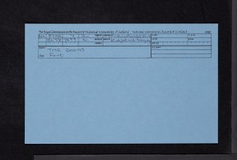 The Doons, NX87NE 7, Ordnance Survey index card, Recto