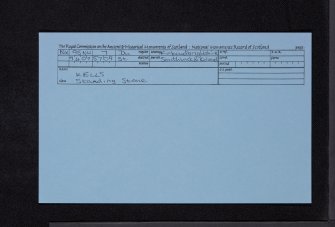 Kells, NX95NW 7, Ordnance Survey index card, Recto