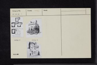 Kirkconnel House, NX96NE 2, Ordnance Survey index card, Recto