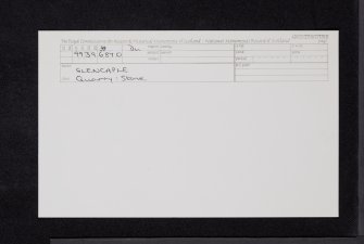 Glencaple, Quay, NX96NE 39, Ordnance Survey index card, Recto