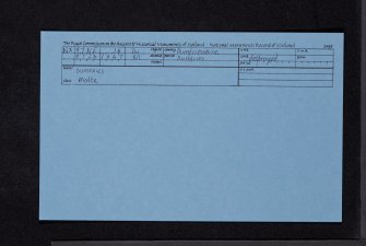 Dumfries, Townhead Motte, NX97NE 16, Ordnance Survey index card, Recto