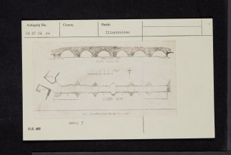 Dumfries, Old Bridge, NX97NE 26, Ordnance Survey index card, Recto