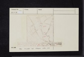 Dumfries, Mill Hole Area, NX97NE 123, Ordnance Survey index card, Recto