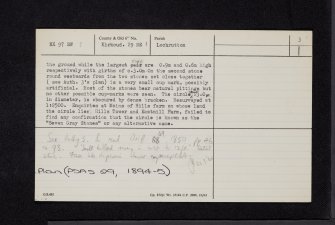 Easthill, NX97SW 1, Ordnance Survey index card, page number 3, Recto