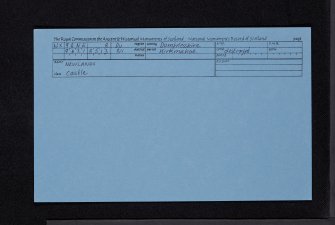 Newlands, NX98NE 8, Ordnance Survey index card, Recto