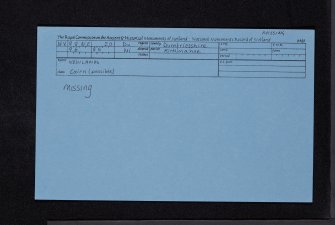 Newlands, NX98NE 20, Ordnance Survey index card, Recto
