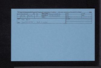 The Belt, NX98NW 9, Ordnance Survey index card, Recto