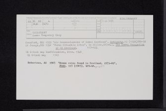 Gallaberry, NX98SE 4, Ordnance Survey index card, Recto