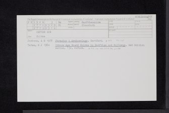 Nether Dod, NX99NE 3, Ordnance Survey index card, Recto