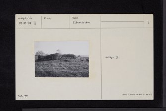 Little Dalton Church And Churchyard, NY07SE 11, Ordnance Survey index card, page number 2, Verso